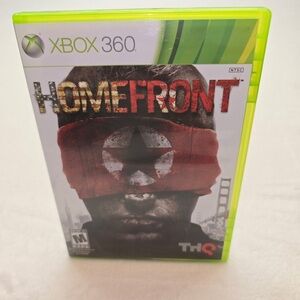 HQ Homefront Xbox 360 Game - Red and Black Design